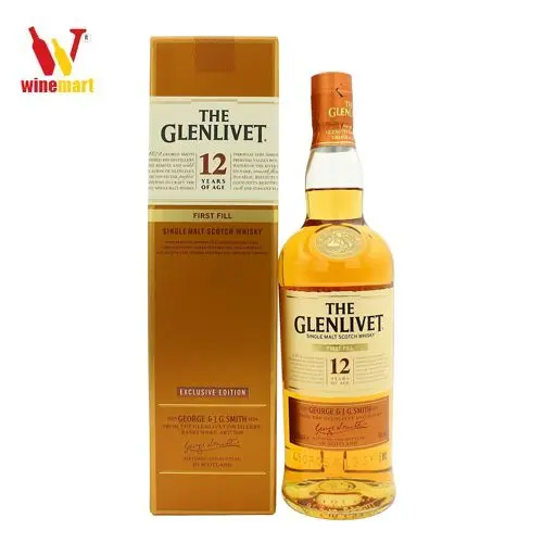 [GLE G12EEFF 700ML] Rượu The Glenlivet 12 Exclusive Edition First Fill (700ml)