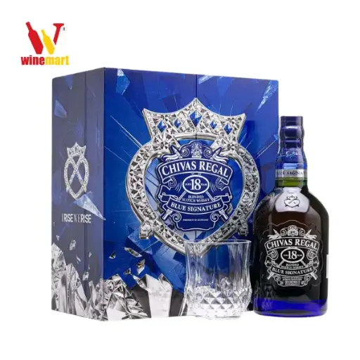 Rượu Chivas Regal 18 Blue Signature Hộp quà Tết 2025 - 700ml