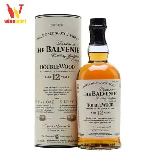 [GLE B12D 700ML] Rượu Balvenie 12 Doublewood (700ml)