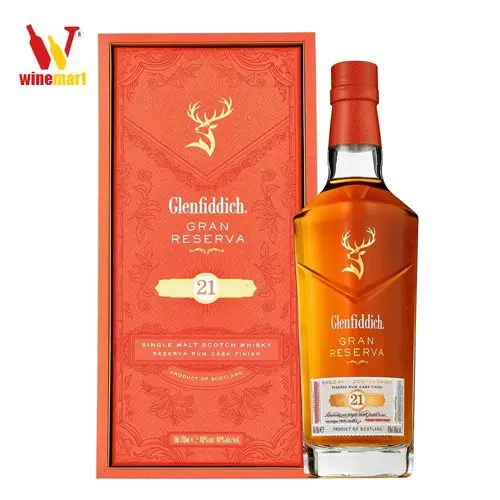 [GLE G21RRCF 700ML] Rượu Glenfiddich 21 Reserva Rum Cask Finish