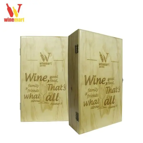 Hộp Gỗ Đôi Winemart