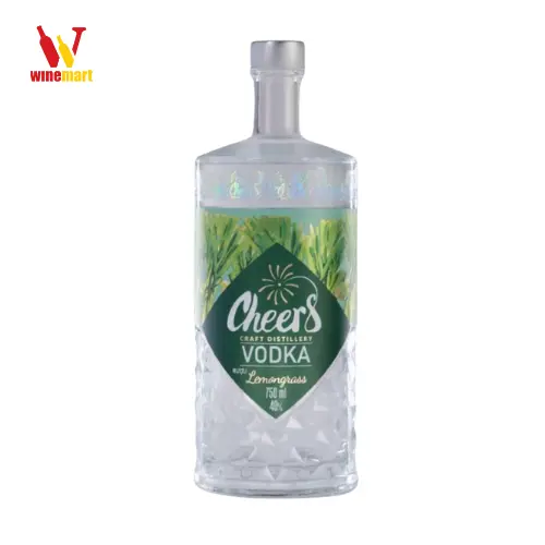 Rượu Cheers Vodka Lemongrass 750ml - 40%