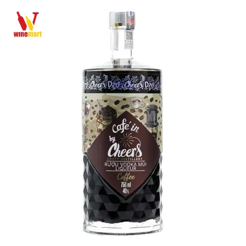 Rượu Cheers Vodka Coffee 750ml - 40%